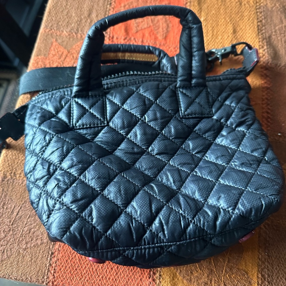 MZ Wallace Black Mini Quilted Bag